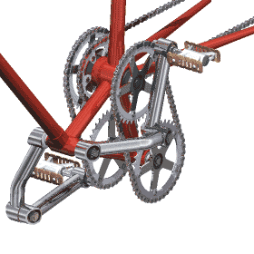 linear pedal bicycle
